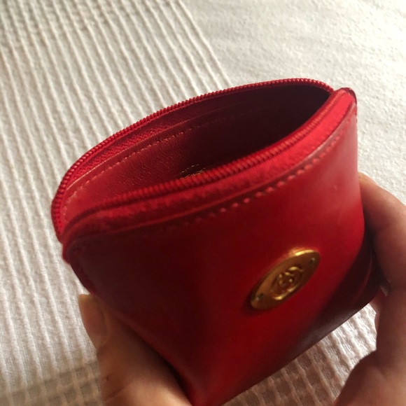 Gucci red leather pouch - Picture 5 of 5